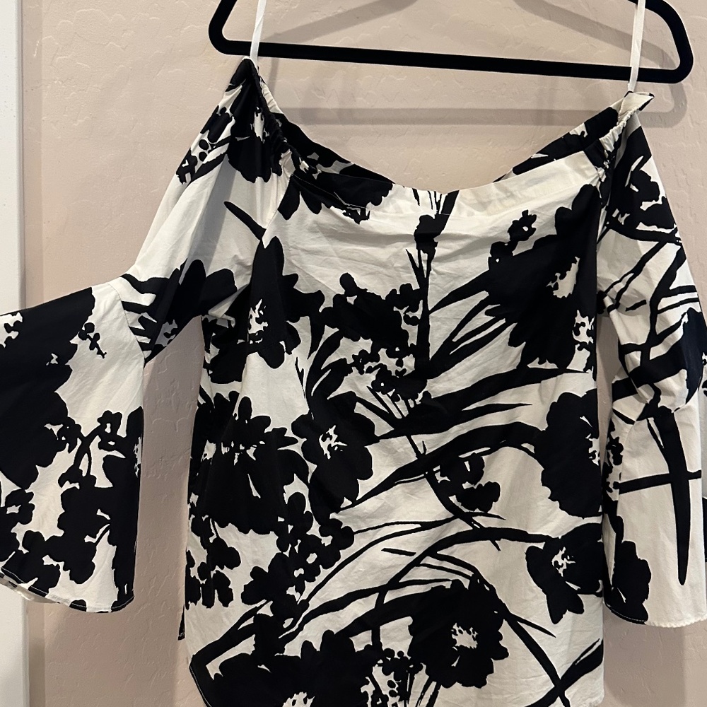 WHBM drop shoulder top